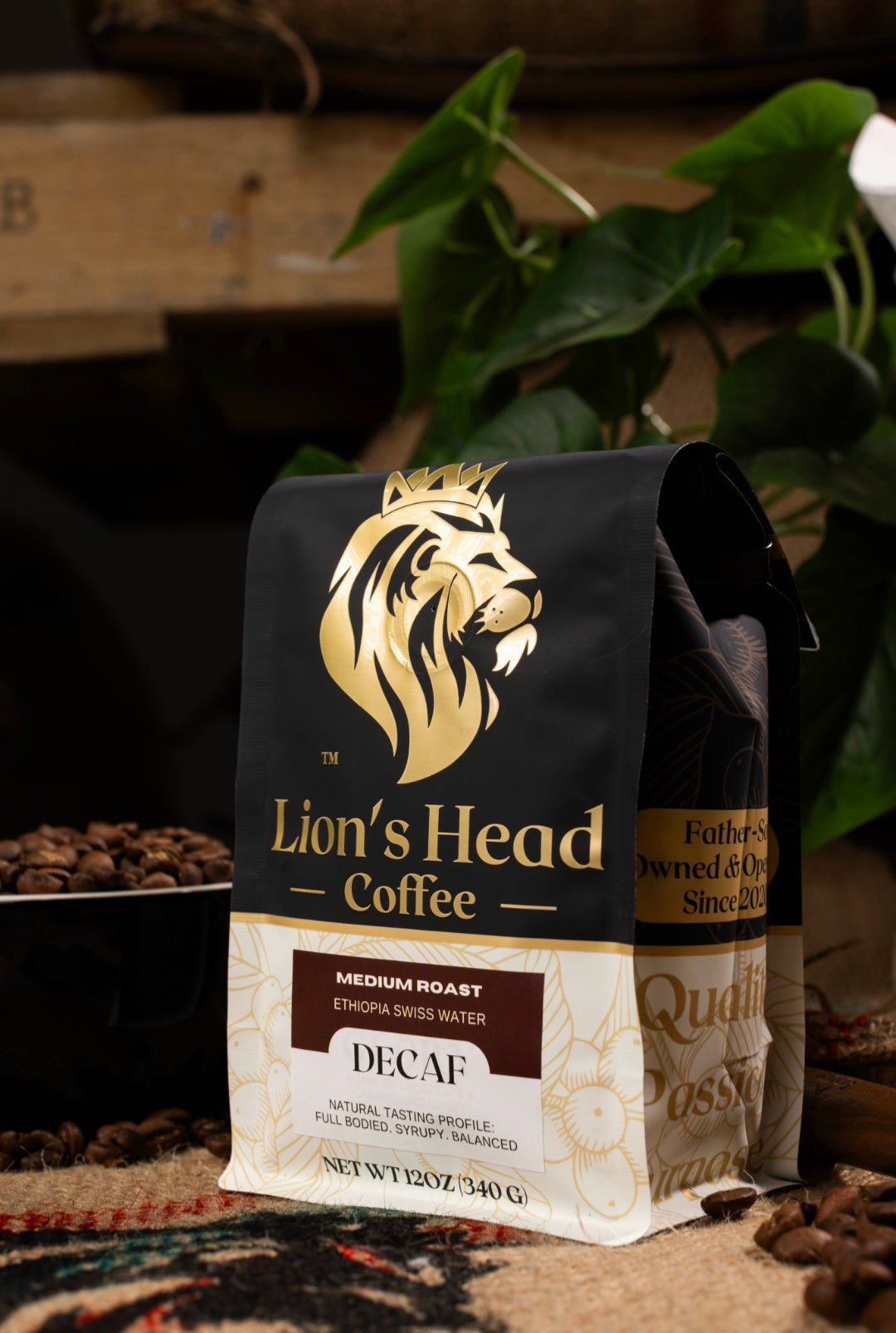 Ethiopia Swiss Water Decaf - Full Bodied, Syrupy, Balanced - Medium Roast